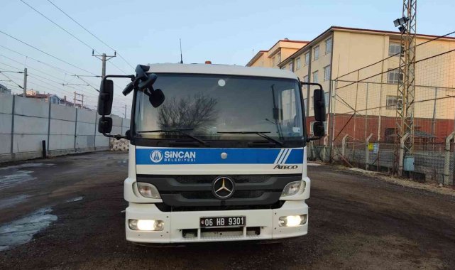Sincan Belediyesi temizlik araçları 2022&#039;ye hazır
