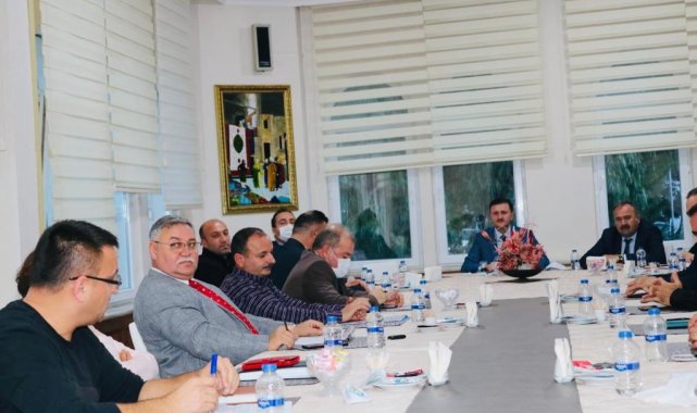 Sinop il özel idaresinde aylık ilçe müdürleri toplantısı gerçekleştirildi