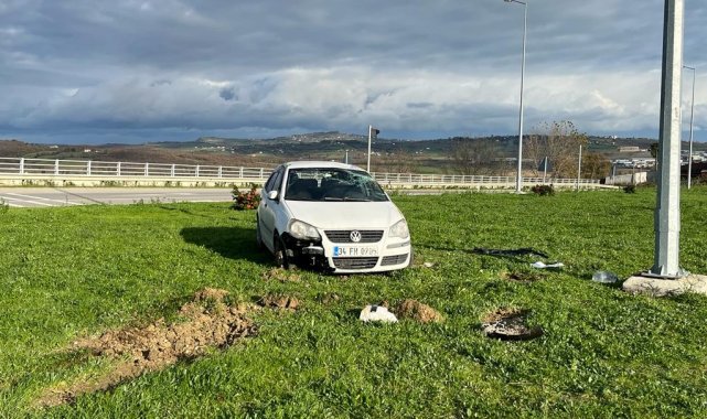 Sinop'ta trafik kazası: 1 yaralı