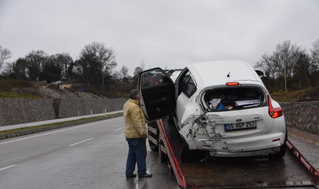 Sinop'ta trafik kazası: 3 yaralı