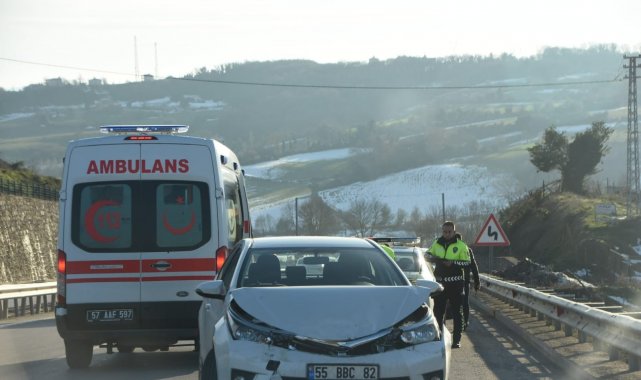 Sinop'ta trafik kazası