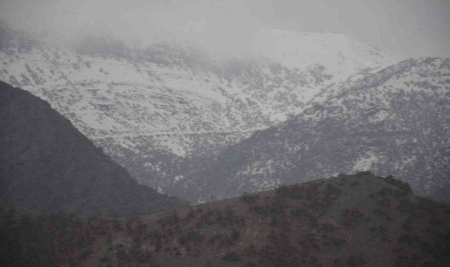 Şırnak'ta kar nedeniyle Tanin Geçidi ulaşıma kapandı