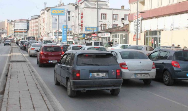 Sivas&#039;ta araç sayısı arttı