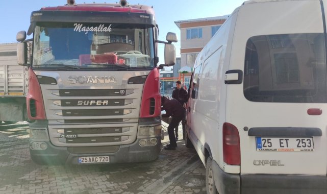 Soğuk araçları dondurdu