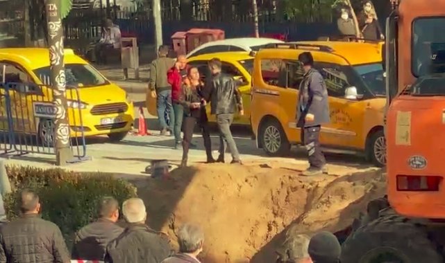 Sokak ortasında tartıştığı kadının boğazını sıktı