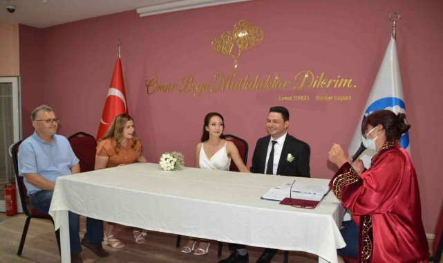 Söke&#039;de 2021 yılında toplam 795 çift dünya evine girdi