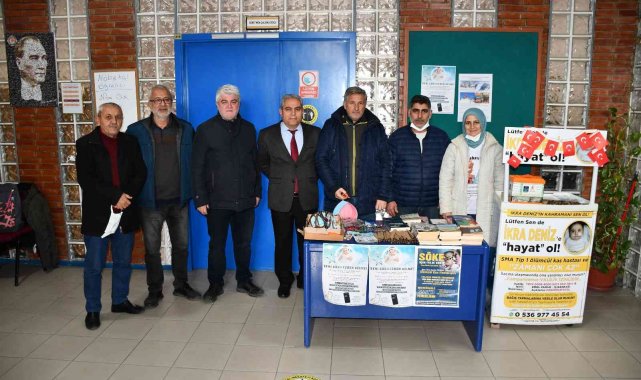 Söke'de öğretmen ve öğrenciler minik İkra Deniz için destek oldu