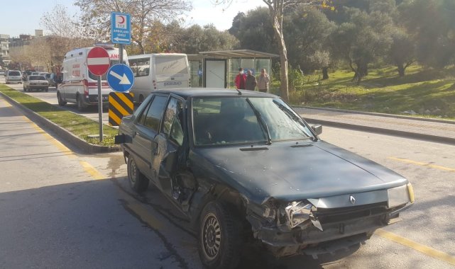 Söke&#039;de trafik kaza: 1 yaralı