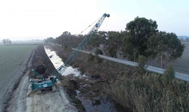 Söke&#039;de yatak temizleme çalışmaları sürüyor