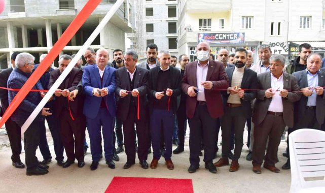 Soylu Ceylanpınar'da sağlık kabininin açılışını yaptı