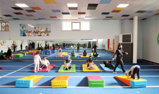 Spor akademisinde anne ve çocuklarına özel hizmet