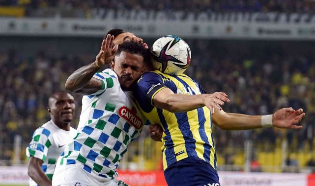 Spor Toto Süper Lig: Fenerbahçe: 1 - Çaykur Rizespor: 0