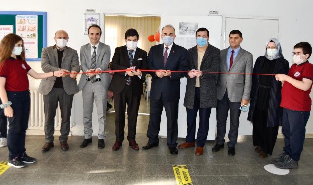 Subaşı'nda okullara kütüphane