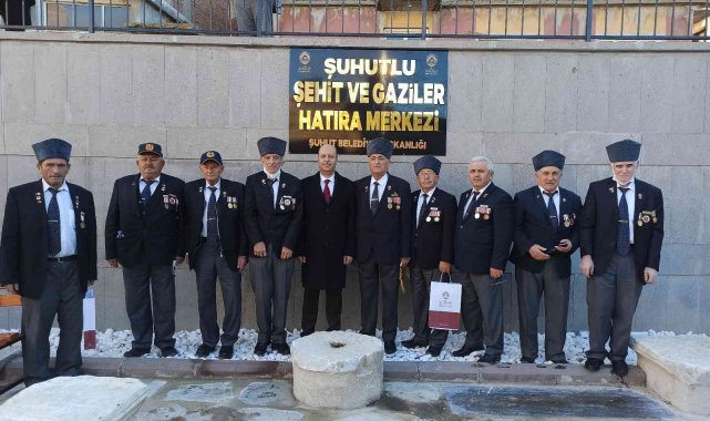 Şuhut'ta Şehit ve Gaziler Hatıra Merkezi dualarla açıldı