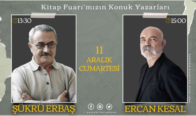 Şükrü Erbaş ve Ercan Kesal okurlarıyla buluşacak
