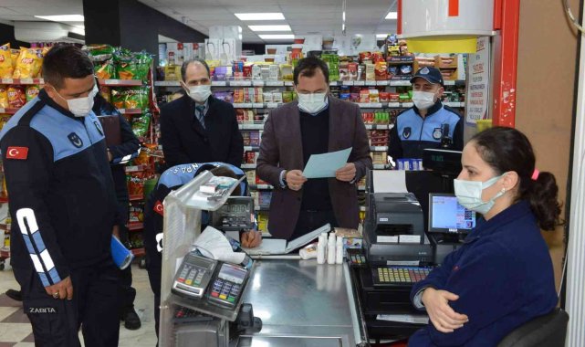 Süleymanpaşa'da market denetimleri