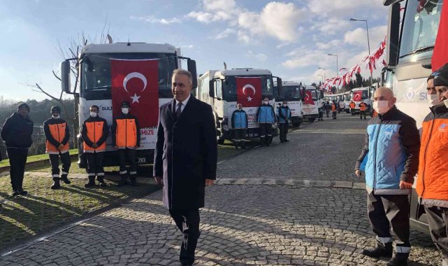 Sultangazi Belediyesi 54 yeni temizlik aracını filosuna dahil etti