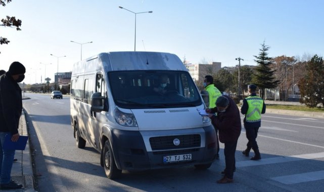Sungurlu'da okul servis araçları denetlendi