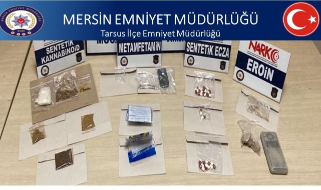 Tarsus'ta çeşitli suçlardan aranan 65 kişi yakalandı