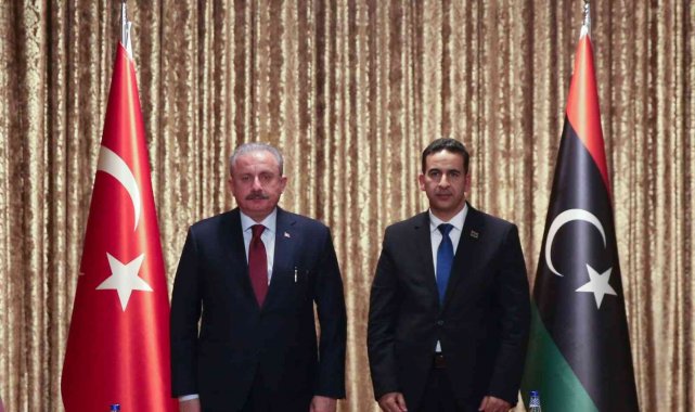 TBMM Başkanı Mustafa Şentop, Libya Temsilciler Meclisi Başkanvekili Fevzi El Nuveyri'yi kabul etti