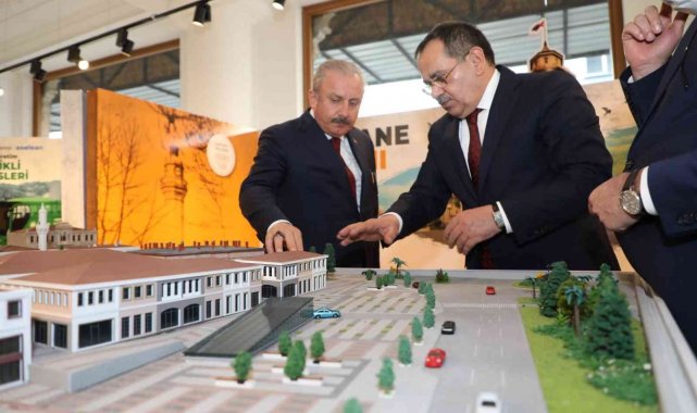 TBMM Başkanı Şentop, Saathane Meydanı projesini inceledi