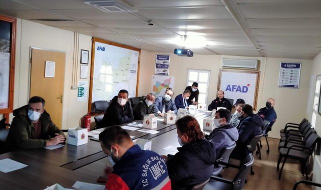 Tekirdağ'da tatbikat öncesi toplantı