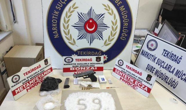 Tekirdağ'da uyuşturucu operasyonu: 190 kişiden 30'u tutuklandı