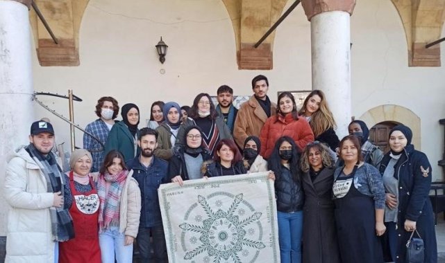 Tekstil ve moda tasarımı bölümü öğrencilerinden teknik gezi