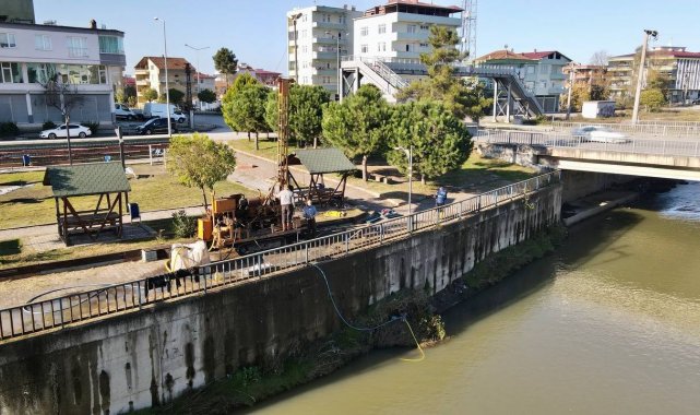 Terme'yi sel kabusundan kurtaracak projede sondaj çalışmaları başladı