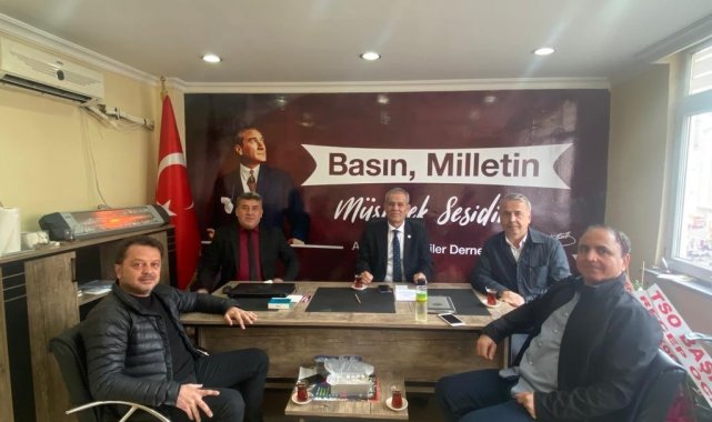 TGF Genel Başkanı Yılmaz Karaca'dan Alaplı Gazeteciler Derneğine ziyaret