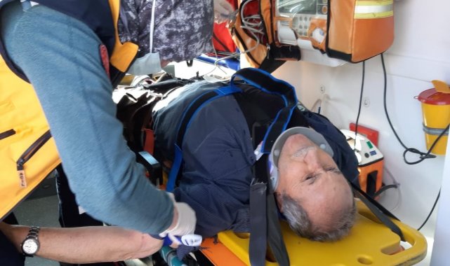 Tırın çarptığı yaya yaralandı