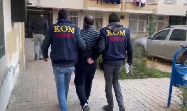 Tırpan operasyonu kapsamında Mersin'de 10 kişi gözaltına alındı