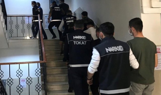 Tokat'ta uyuşturucu madde operasyonu: 7 tutuklama