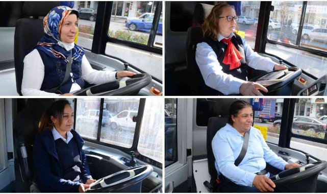 Toplu taşımaya kadın eli değdi