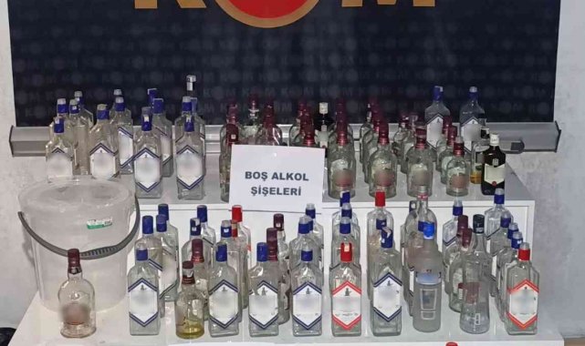 Trabzon'da sahte alkol operasyonu