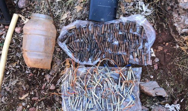 Tunceli'de çok sayıda mühimmat ele geçirilirken, 1 şüpheli gözaltına alındı