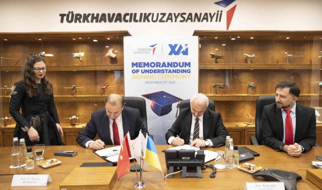 Türk Havacılık ve Uzay Sanayii ve Ukrayna arasında Eğitim ve Araştırma işbirliği yapıldı