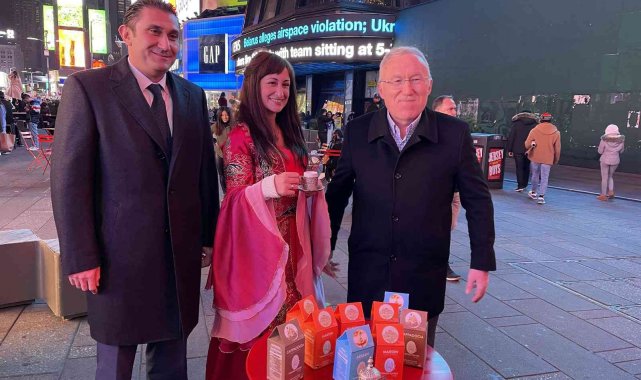 Türk Kahvesi günü, Times Meydanı'nda kutlandı