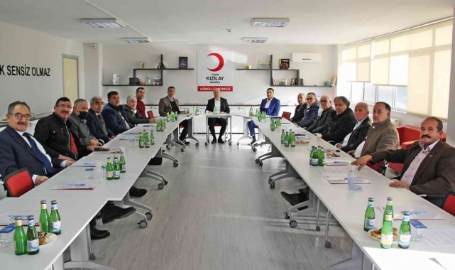 Türk Kızılay Manisa Şubesi'nde il koordinasyon kurulu toplantısı yapıldı