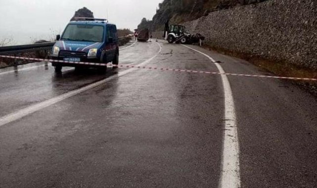 Türkali-Göbü arasında heyelan paniği