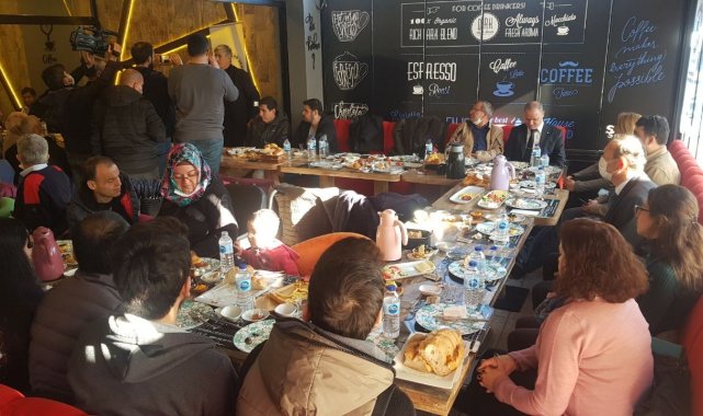 Türkiye Sakatlar Derneği Karabük Şubesi kahvaltıda buluştu