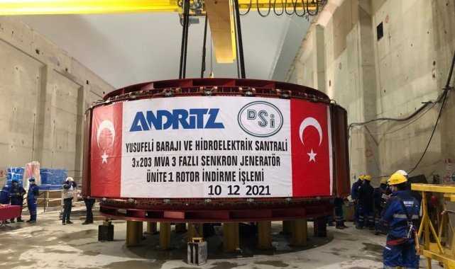 Türkiye'nin en büyük barajının yapımında yüzde 91 seviyesine ulaşıldı