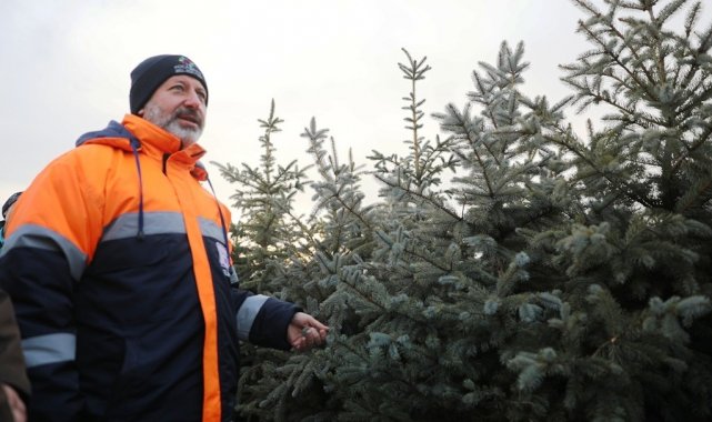 Türkiye'nin en büyük üretim ve lojistik üssü fidanlığı Kocasinan'da