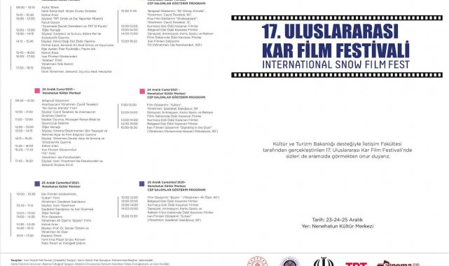 Uluslararası Kar Film Festivali'nin 17'ncisi başlıyor