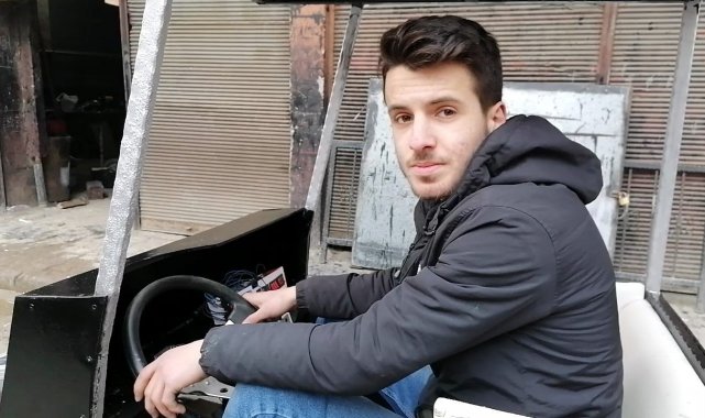 Üniversite öğrencileri hurda parçalardan güneş enerjisi ile çalışan araç üretti