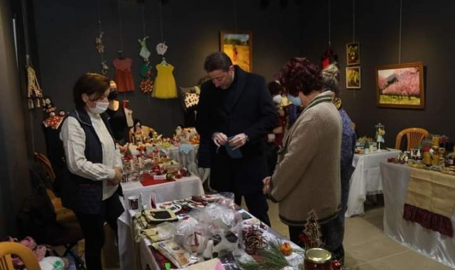 Üreten kadınlara Belediye Başkanı Tosun&#039; dan ziyaret