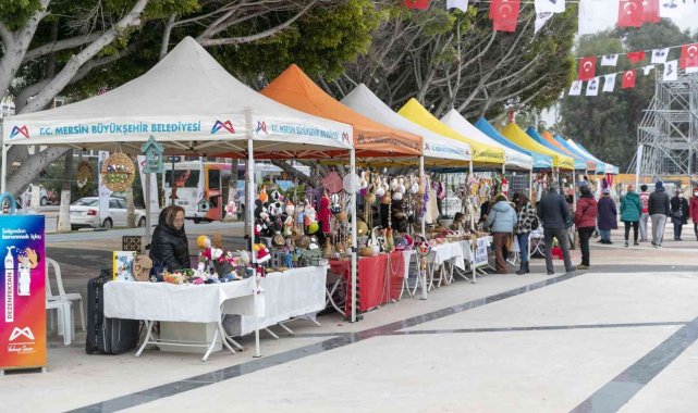 Üretici kadınların yılbaşı stantları 30 Aralık'a kadar açık olacak