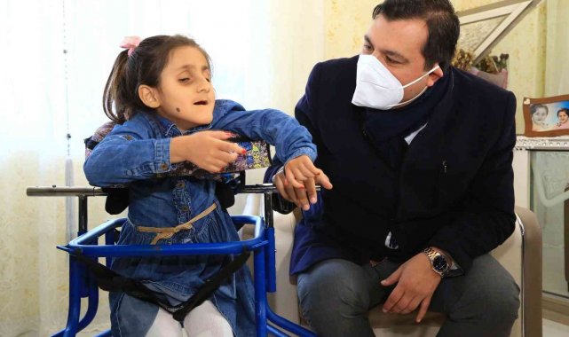 Uşak Belediyesi'nden küçük Şeyma'ya sürpriz hediye