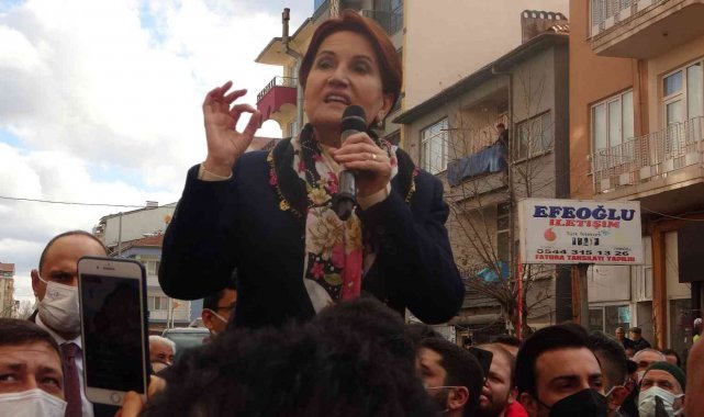 Uşak'ta Akşener'e şok protesto