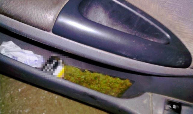 Uyuşturucu kuryesi baskınla yakalandı